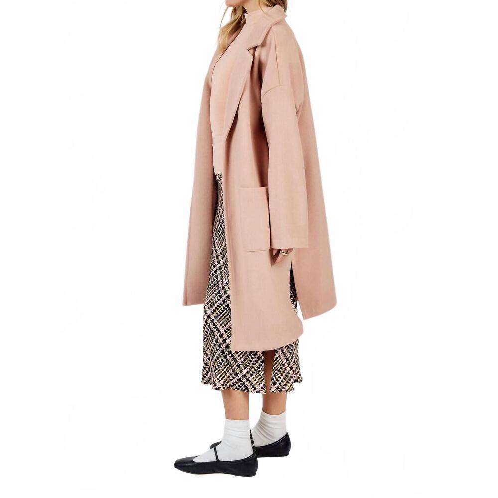 NEW SADIE & SAGE hayley open coat in rose - Picture 6 of 6